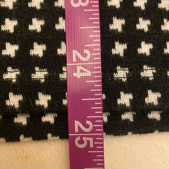 Talbots Black and White Pattern 3/4 Bow Sleeve Boatneck Sweater Sz L - Picture 13 of 13